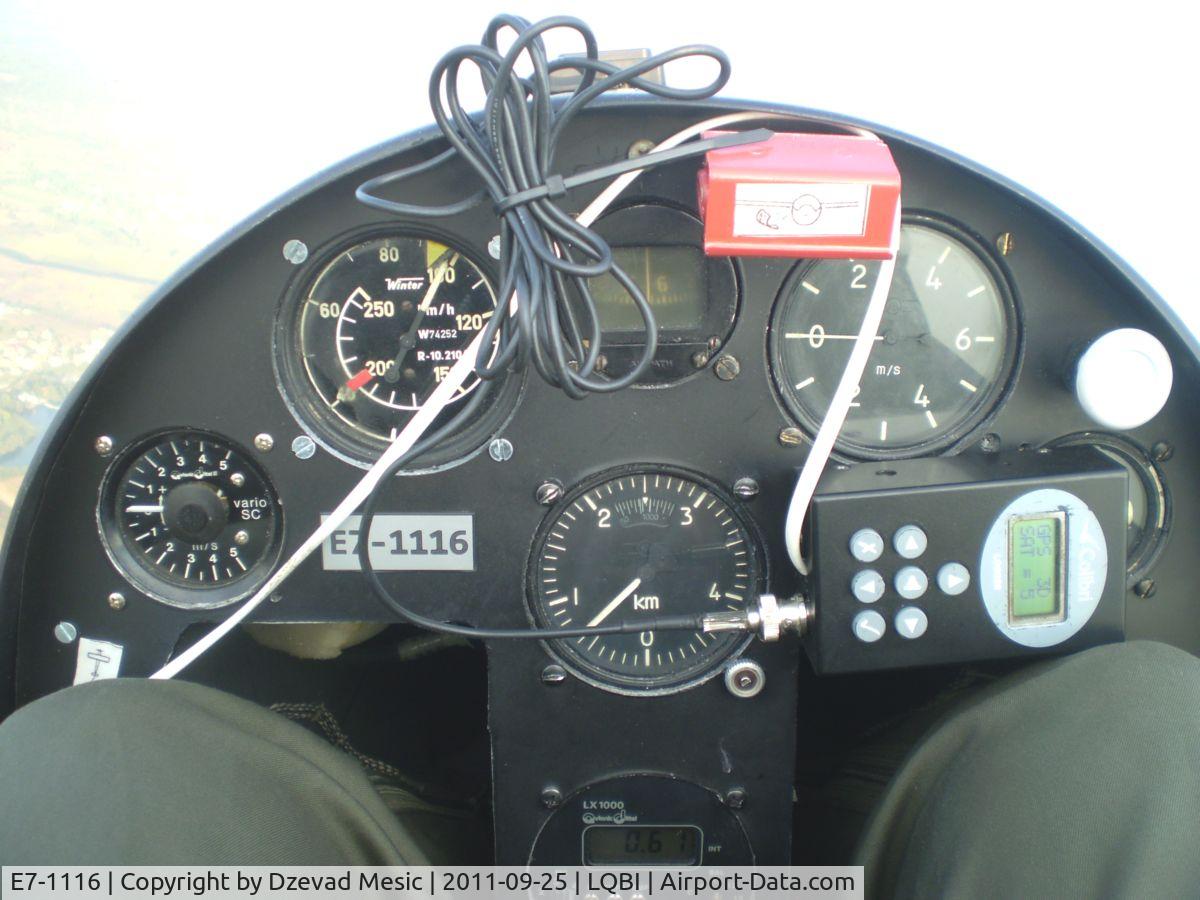 E7-1116, 1969 Bolkow Phoebus C C/N 882, Cockpit of PHOEBUS C