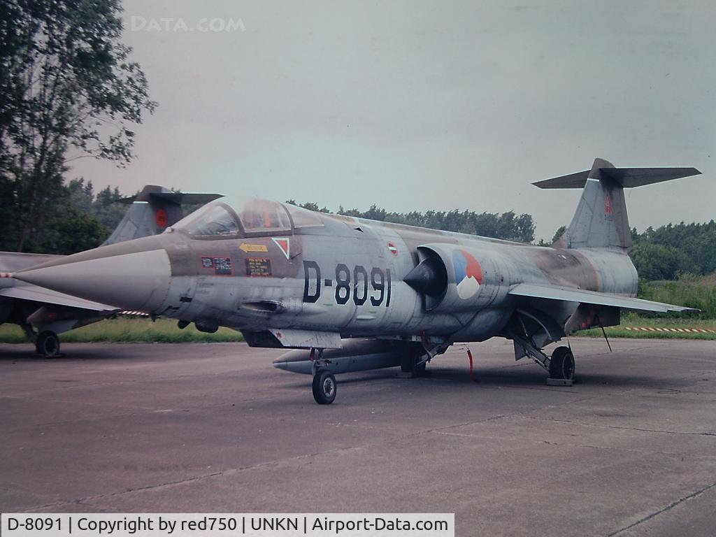 D-8091, 1963 Lockheed F-104G Starfighter C/N 683-8091, Photograph by Edwin van Opstal with permission. Scanned from a color slide.