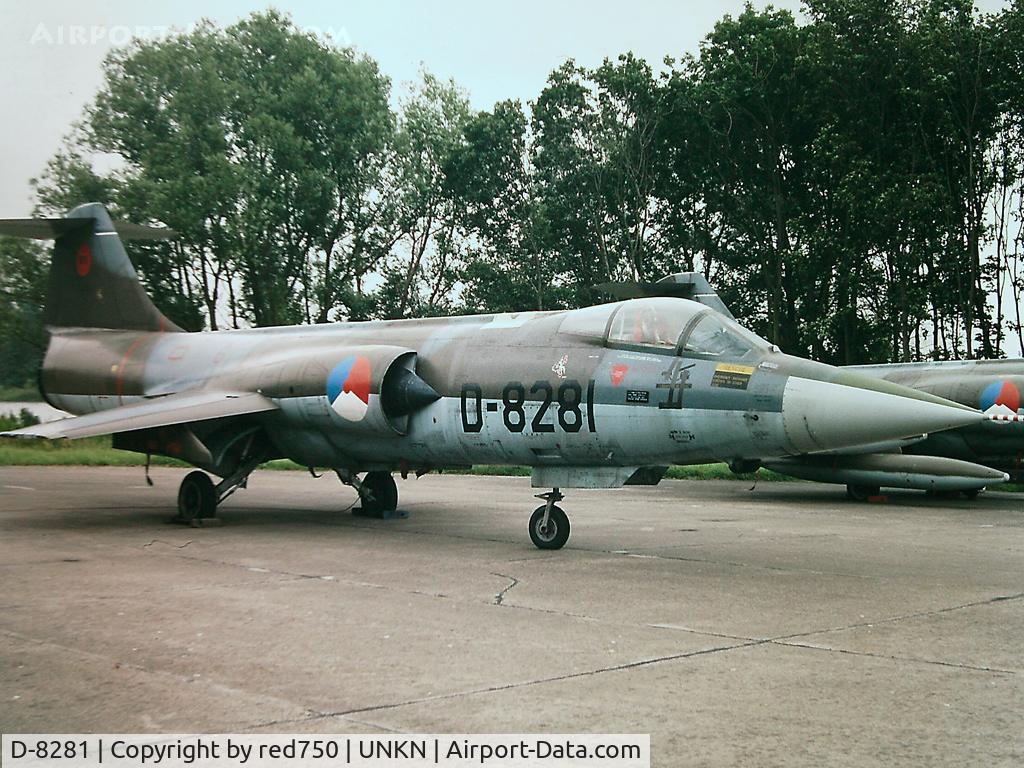 D-8281, Lockheed F-104G Starfighter C/N 683-8281, Photograph by Edwin van Opstal with permission. Scanned from a color slide.