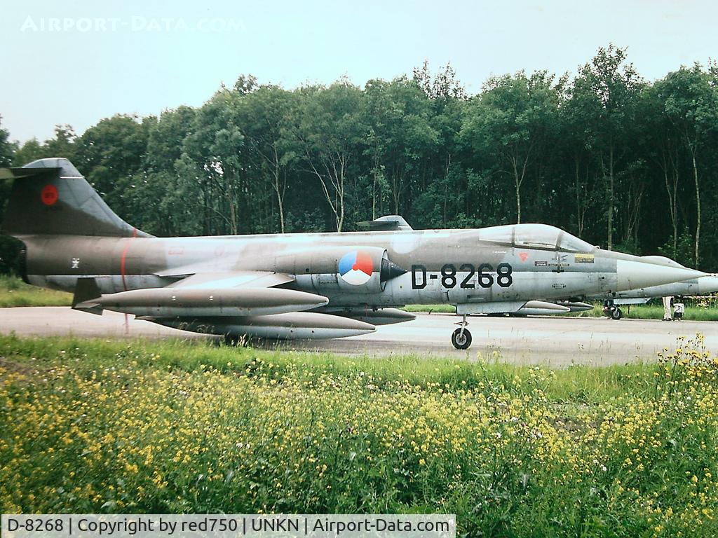 D-8268, Lockheed F-104G Starfighter C/N 683-8268, Photograph by Edwin van Opstal with permission. Scanned from a color slide.