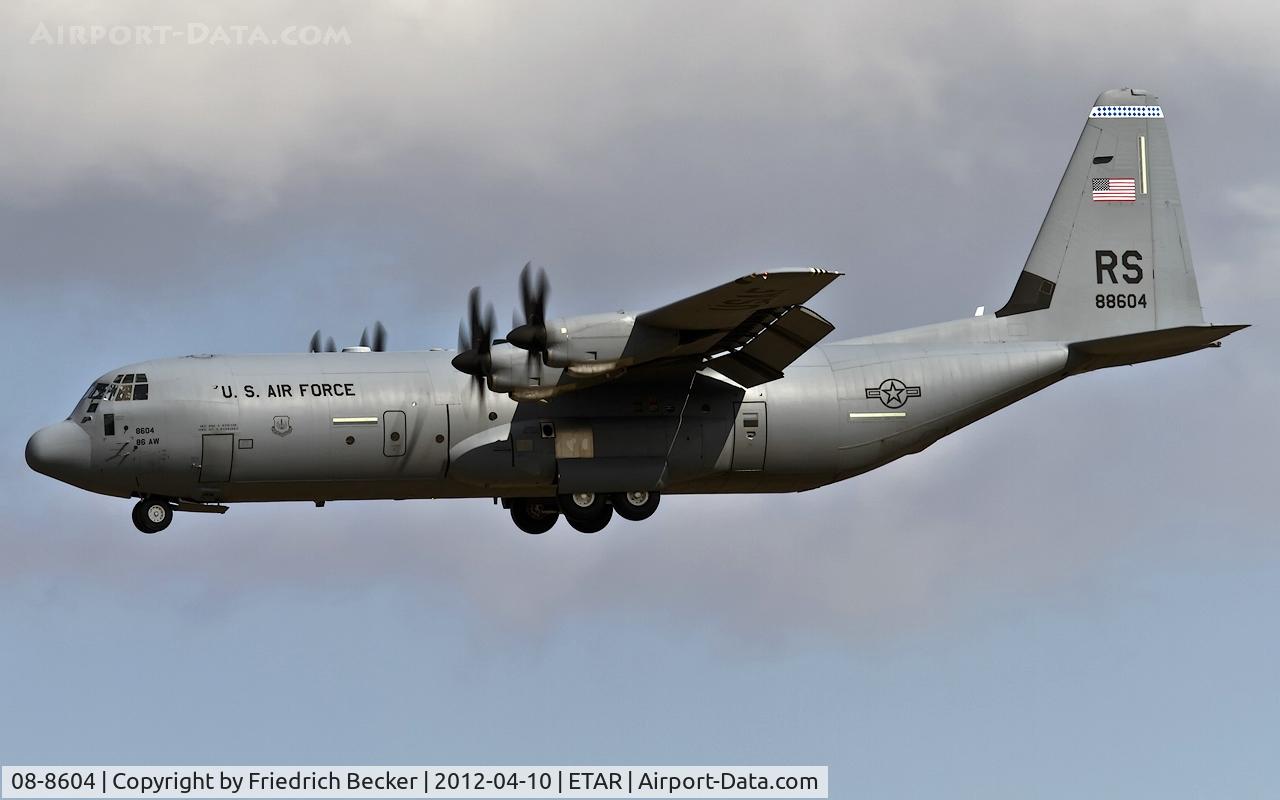 08-8604, 2008 Lockheed Martin C-130J-30 Super Hercules C/N 382-5612, on final RW27