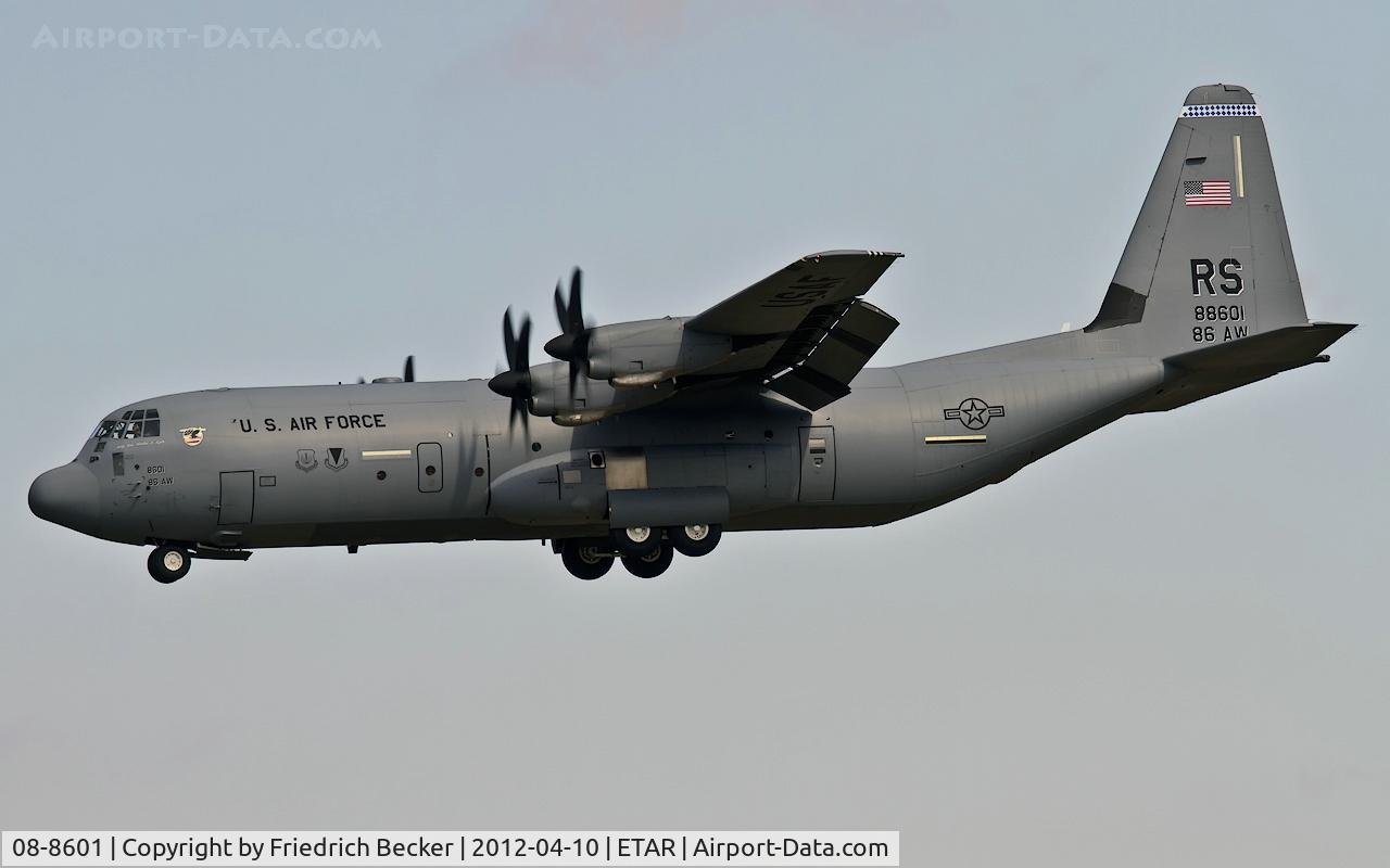 08-8601, 2008 Lockheed Martin C-130J-30 Super Hercules C/N 382-5609, on final RW27