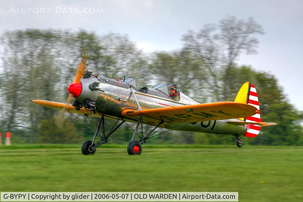 G-BYPY, 1941 Ryan PT-22 Recruit (ST3KR) C/N 1001, Landing on one of these real gloomy days!!!