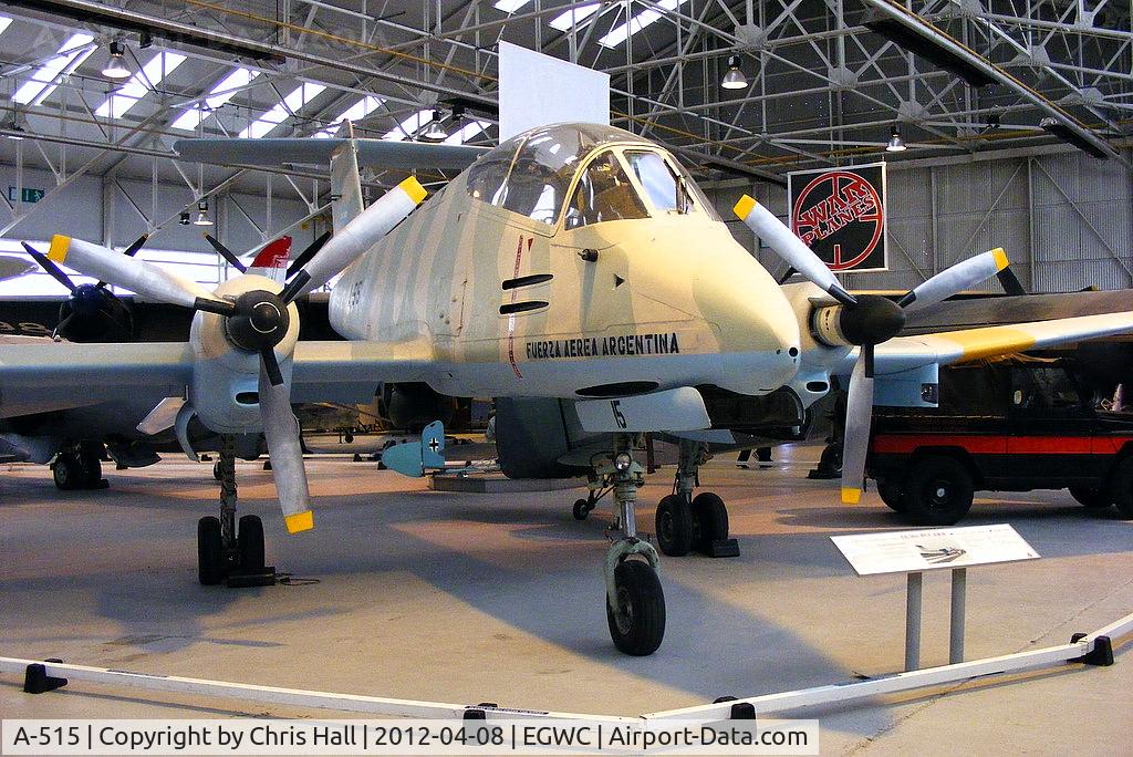 A-515, FMA IA-58A Pucará C/N 018, one of the five Pucara's that survived the Falkland war and shipped back to the UK