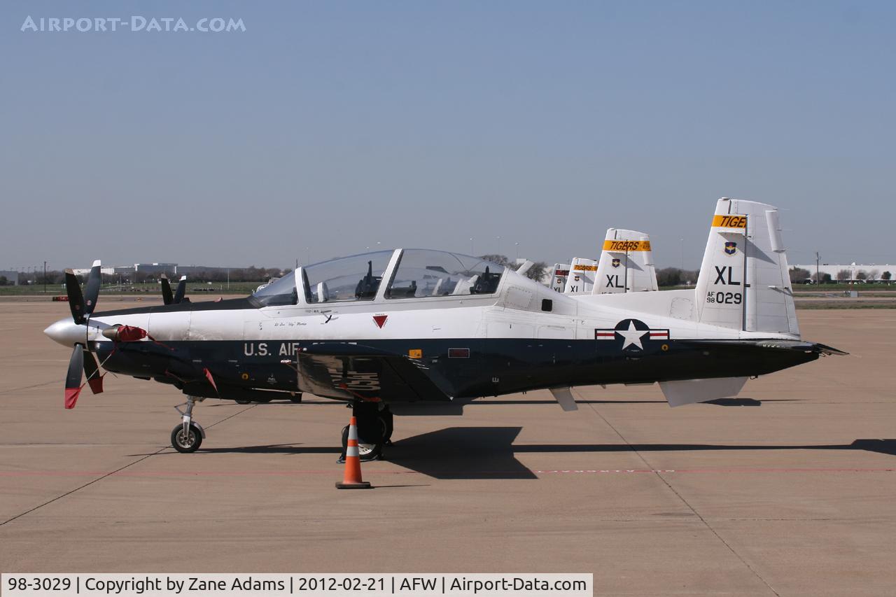 98-3029, 1998 Raytheon Beech T-6A Texan II C/N PT-33, At Alliance Airport - Fort Worth, TX