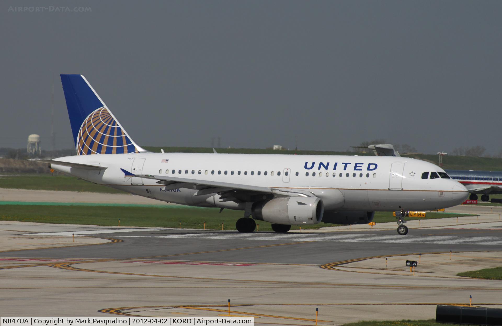 N847UA, 2001 Airbus A319-131 C/N 1627, Airbus A319