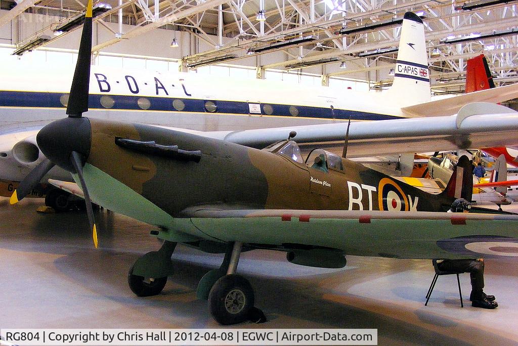 RG804, 2009 Supermarine Spitfire Replica C/N None, Spitfire replica built for the TV programme 