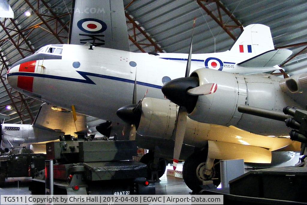 TG511, 1948 Handley Page Hastings T.5 C/N HP67/21, at the RAF Museum, Cosford