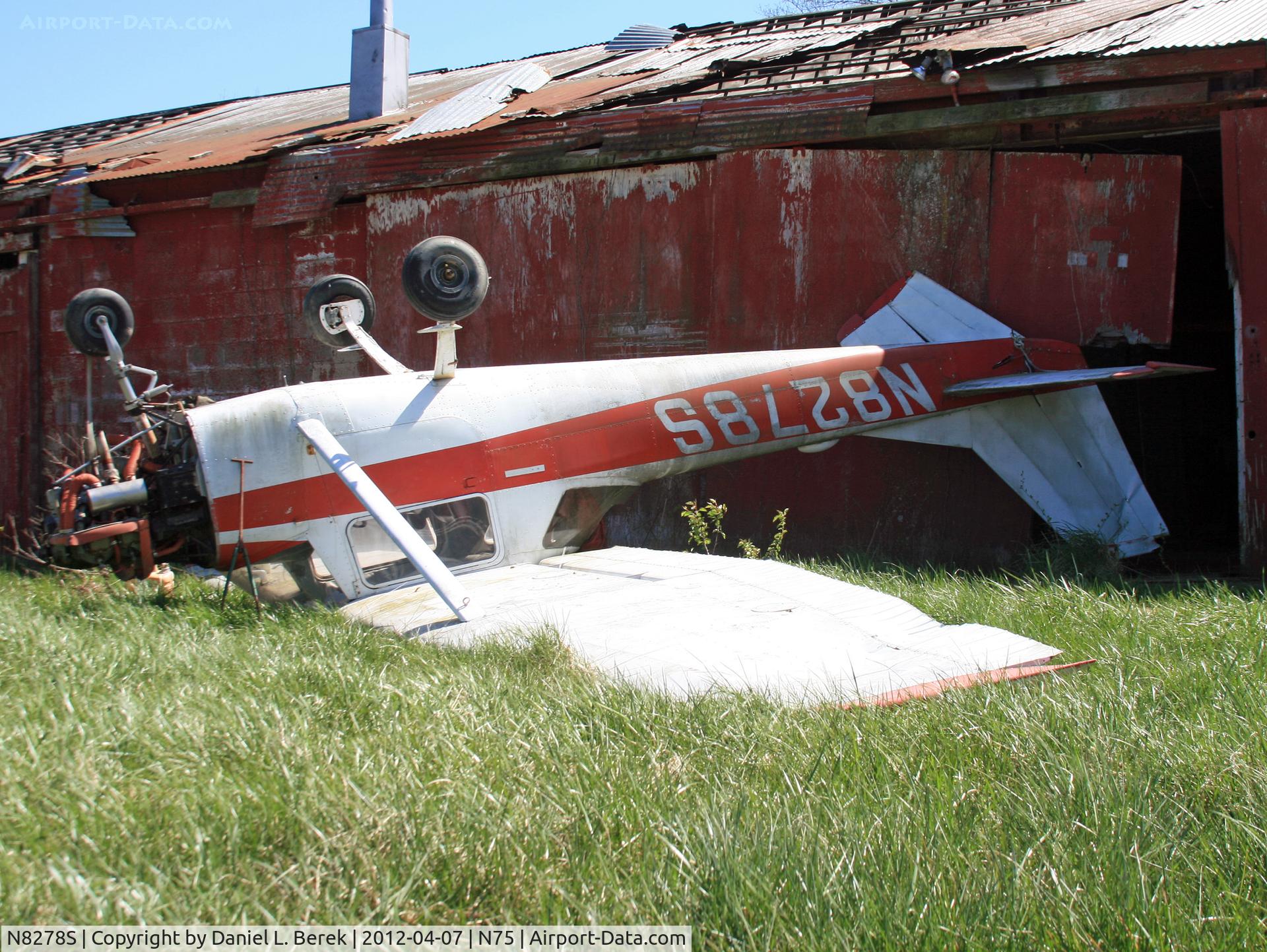 N8278S, 1965 Cessna 150 C/N 15061878, Since I visited this bird at this location 5 years ago, she has not fared too well....