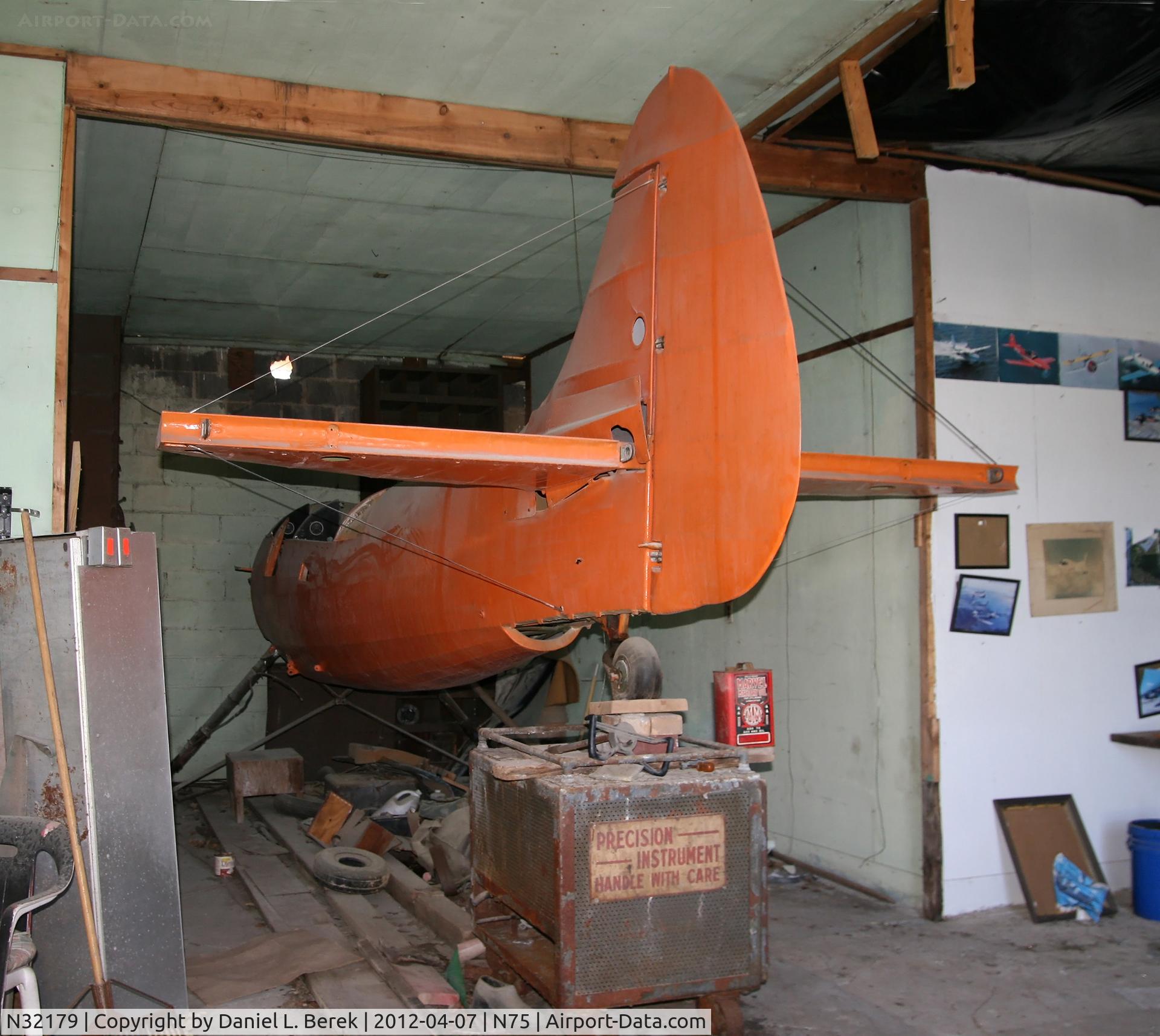 N32179, 1942 Waco UPF-7 C/N 5811, This 1942 aircraft seemed to have had hopes of restoration and taking to the skies again.  However, both the airport and the aircraft were abandoned and forgotten.