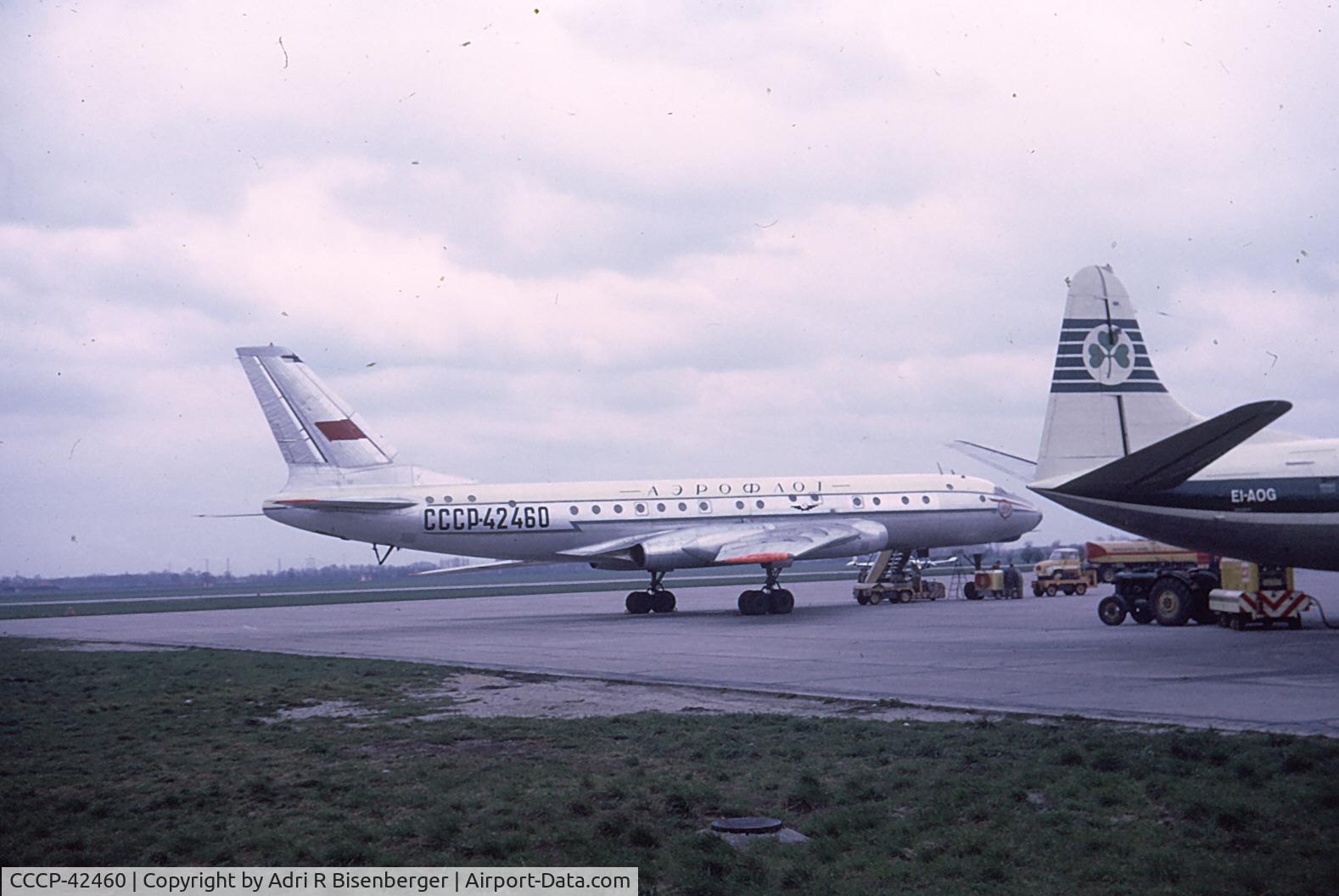 CCCP-42460, 1960 Tupolev Tu-104A C/N 06601902, Schiphol Airport (EHAM), Amsterdam, The Netherlands - 1969