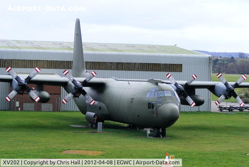 XV202, 1966 Lockheed C-130K Hercules C.3 C/N 382-4226, now displayed at RAF Museum Cosford, this was the last RAF C130K Mk.3 to be retired