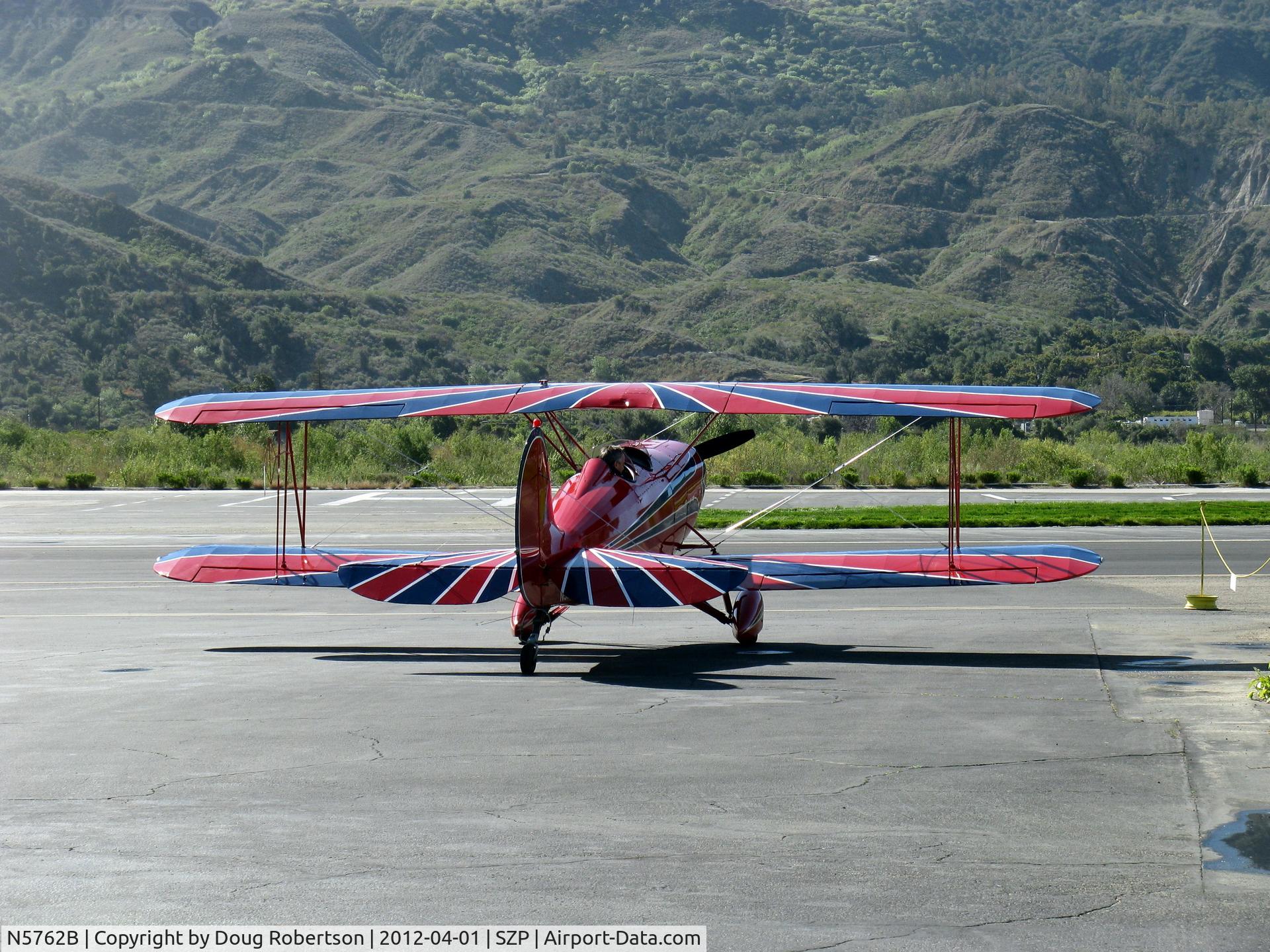 N5762B, 1980 Great Lakes 2T-1A-2 Sport Trainer C/N 0833, 1980 Great Lakes 2T-1A-2 SPORT TRAINER, Lycoming AEIO-360-B1FG 180 Hp