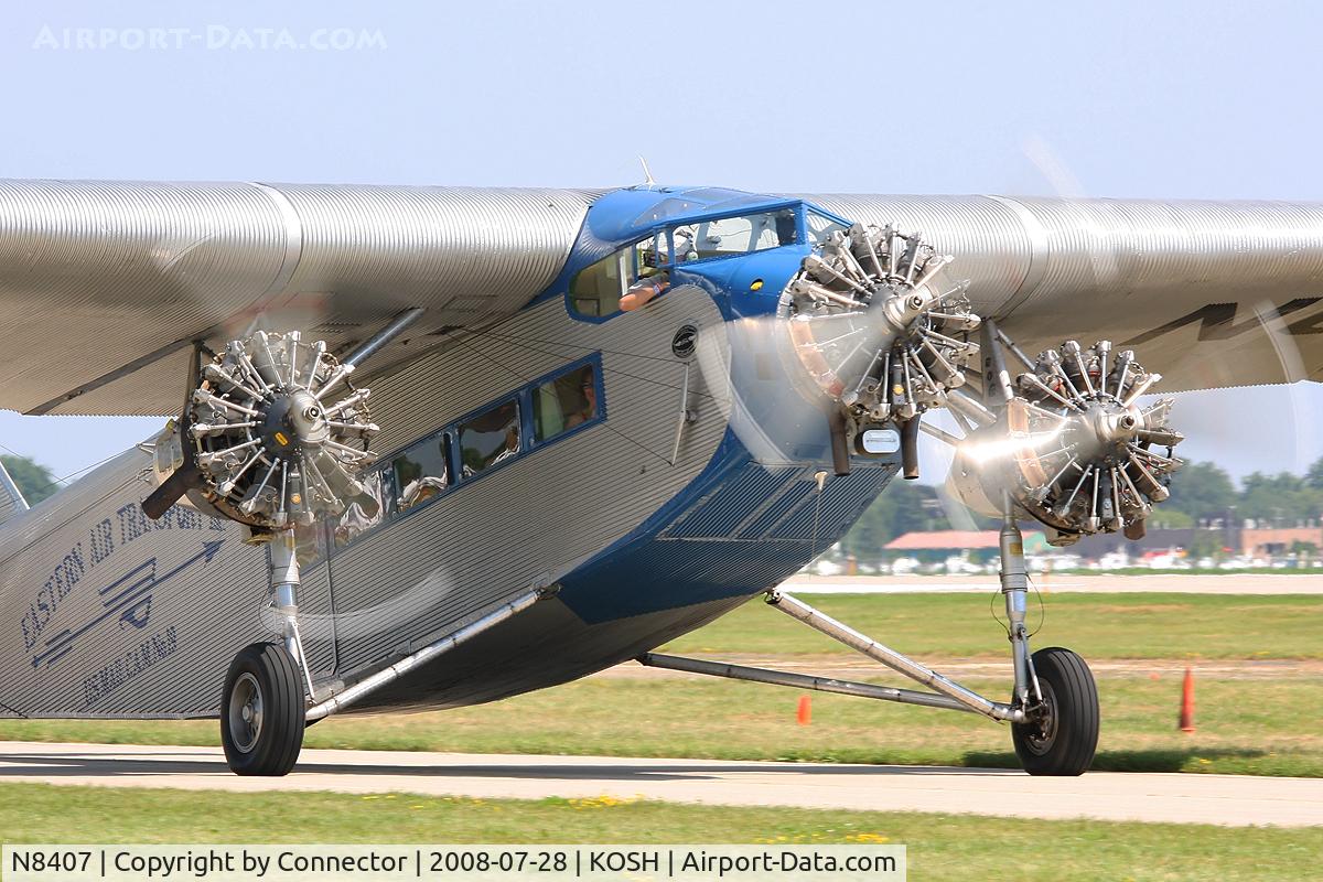 N8407, 1929 Ford 4-AT-E Tri-Motor C/N 69, EAA Airventure 2008.