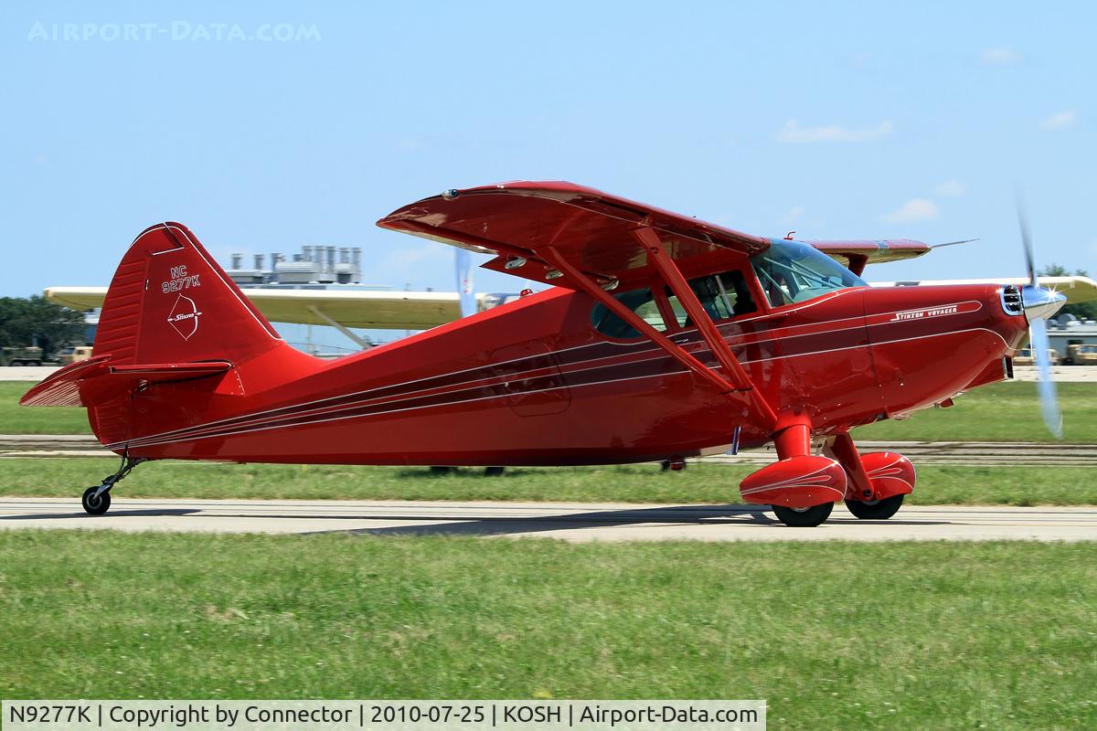 N9277K, 1947 Stinson 108-2 Voyager C/N 108-2277, EAA Airventure 2010.