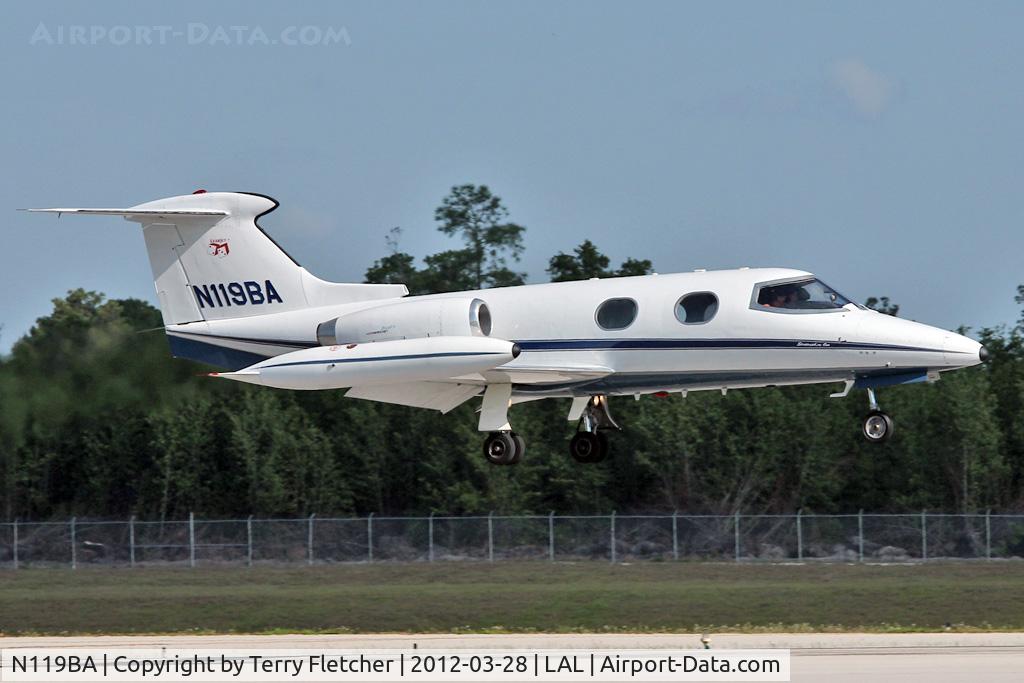 N119BA, 1965 Learjet 23 C/N 23-084, 1965 Learjet Inc 23, c/n: 23-084 arriving during 2012 Sun N Fun