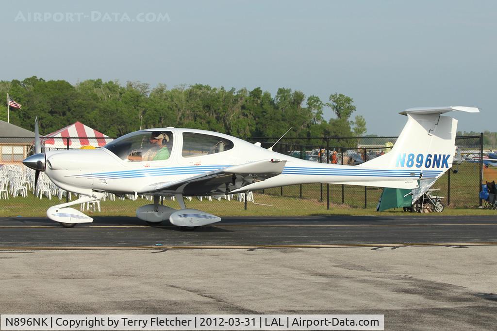 N896NK, Diamond DA-40 Diamond Star C/N 40.792, Diamond DA 40, c/n: 40.792 at 2012 Sun N Fun