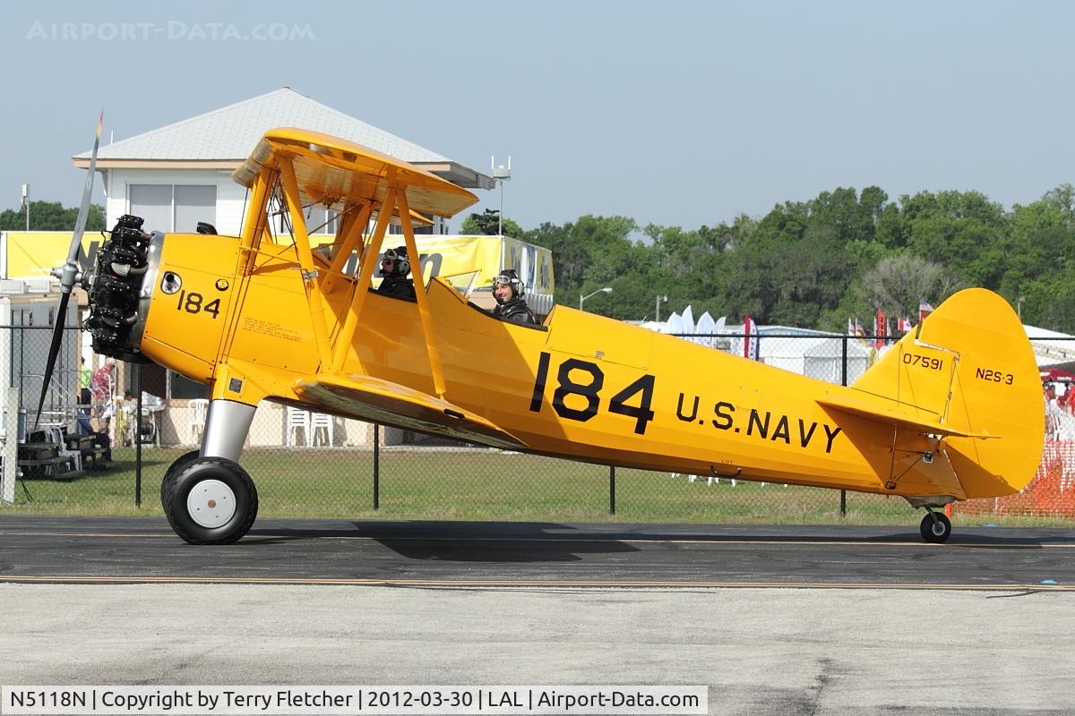 N5118N, 1943 Boeing A75L3 C/N 75-7195, 1943 Boeing A75L3, c/n: 75-7195 at 2012 Sun N Fun