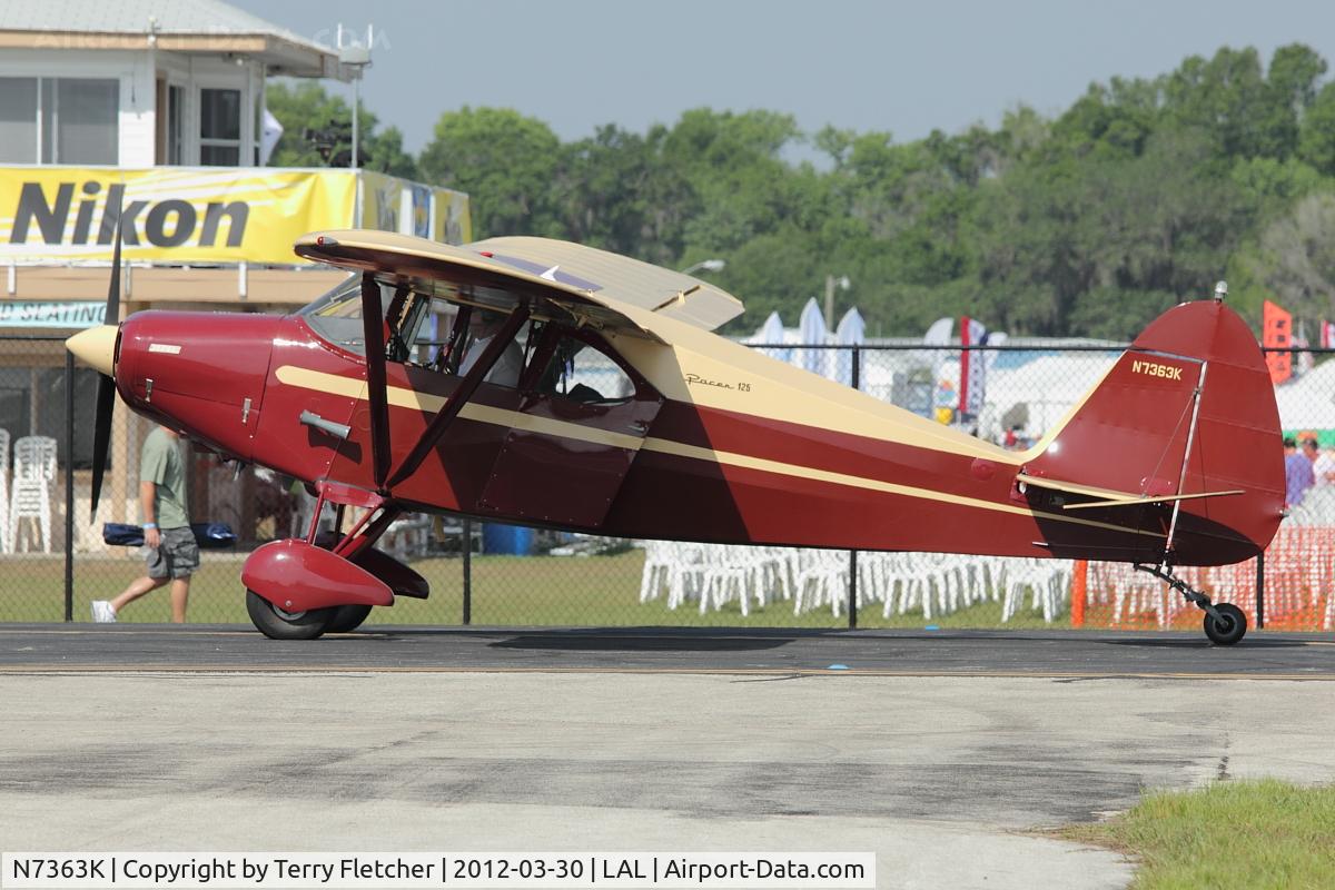 N7363K, 1950 Piper PA-20 Pacer C/N 20-271, 1950 Piper PA-20, c/n: 20-271 at 2012 Sun N Fun