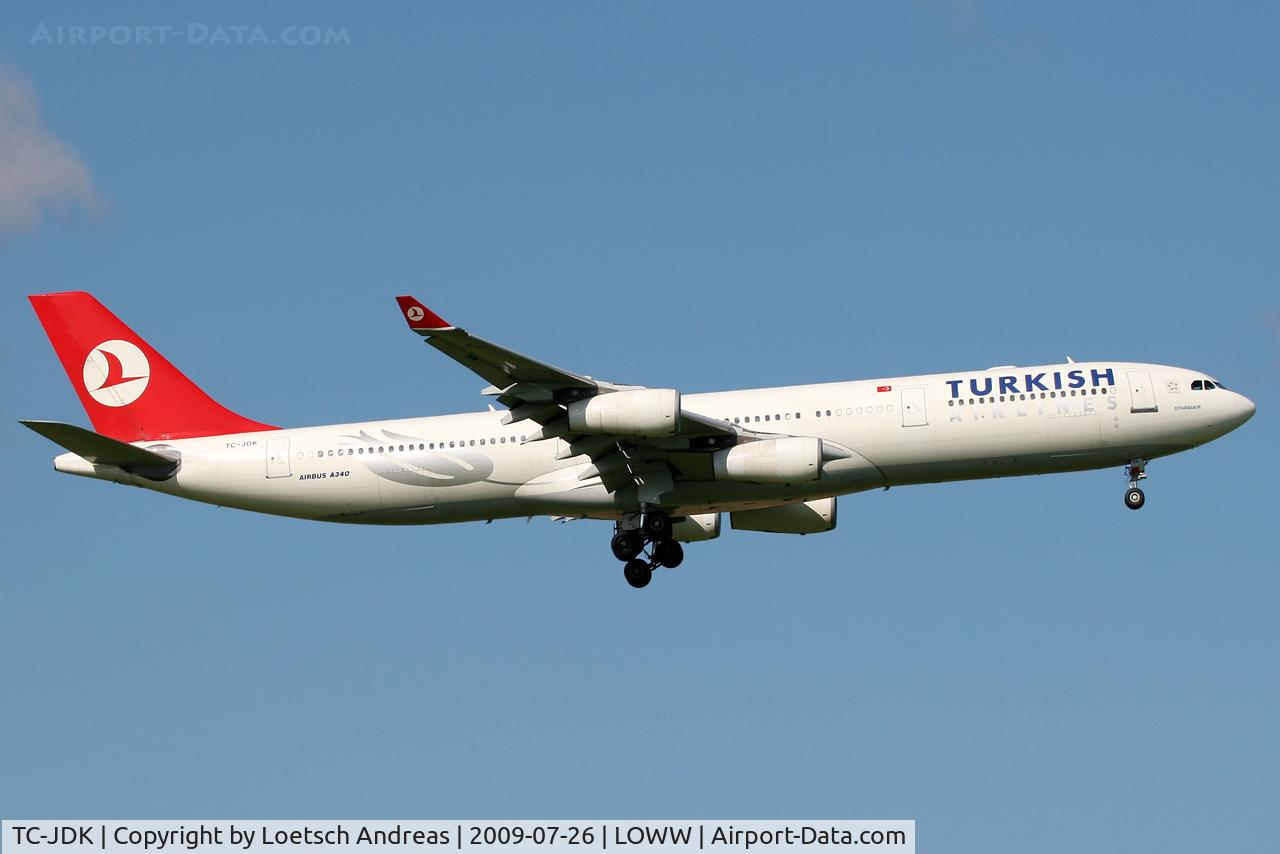 TC-JDK, 1993 Airbus A340-311 C/N 025, Turkish Airlines