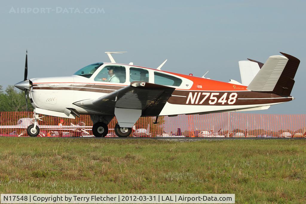 N17548, 1977 Beech V35B Bonanza C/N D-9980, 1977 Beech V35B, c/n: D-9980 at 2012 Sun N Fun
