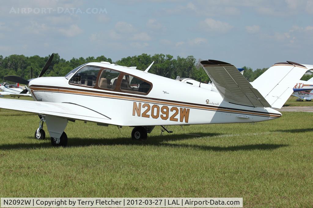 N2092W, 1966 Beech V35 Bonanza C/N D-8044, 1966 Beech V35, c/n: D-8044 at 2012 Sun N Fun