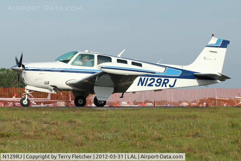 N129RJ, 1980 Beech A36 Bonanza 36 C/N E-1752, 1980 Beech A36, c/n: E-1752 at 2012 Sun N Fun