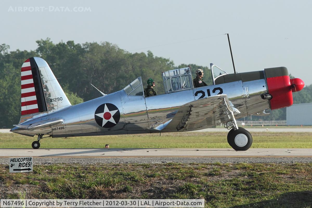 N67496, 1942 Consolidated Vultee BT-13A C/N 8042, 1942 Consolidated Vultee BT-13A, c/n: 8042 at 2012 Sun N Fun