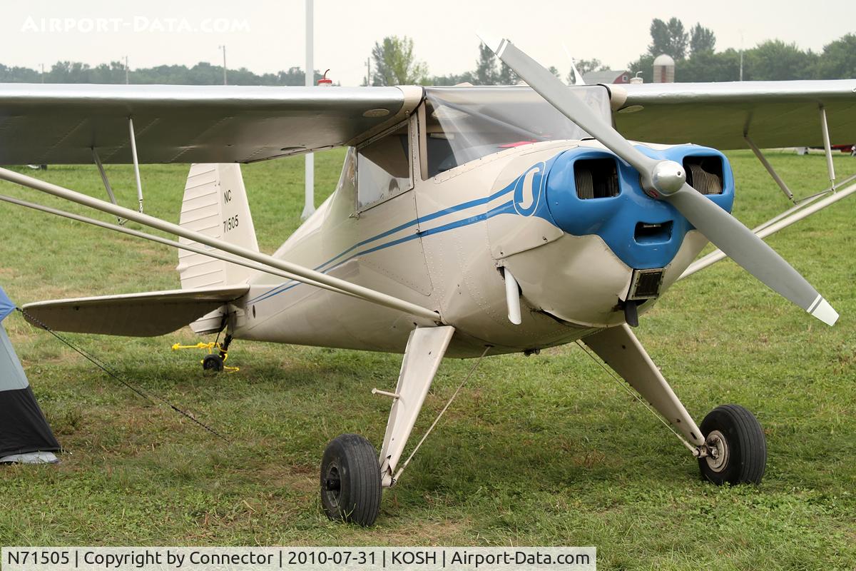 N71505, 1946 Luscombe 8A C/N 2932, EAA Airventure 2010.