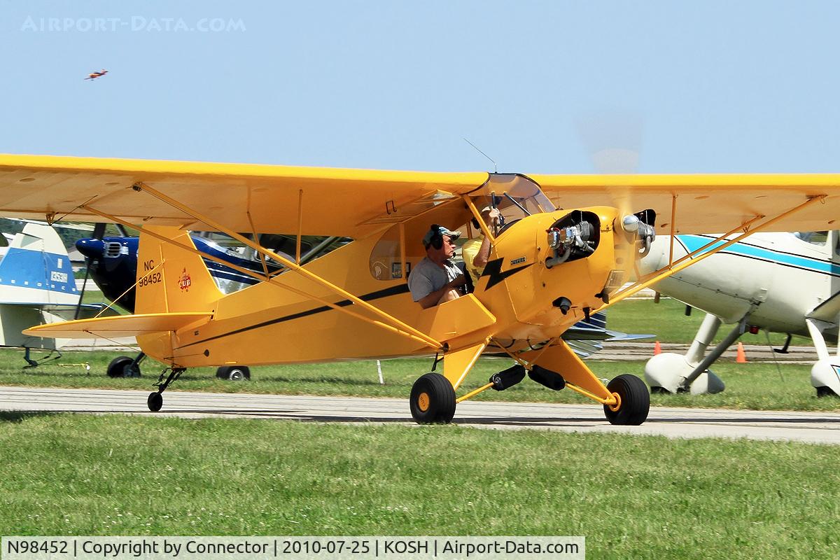 N98452, 1946 Piper J-3 Cub C/N 18643, EAA Airventure 2010.