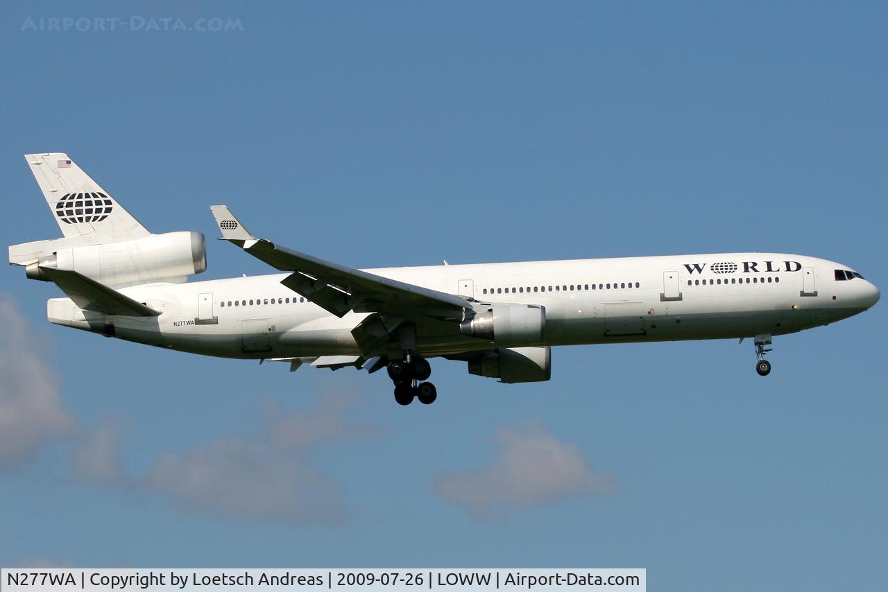 N277WA, 1995 McDonnell Douglas MD-11 C/N 48743, World Airways