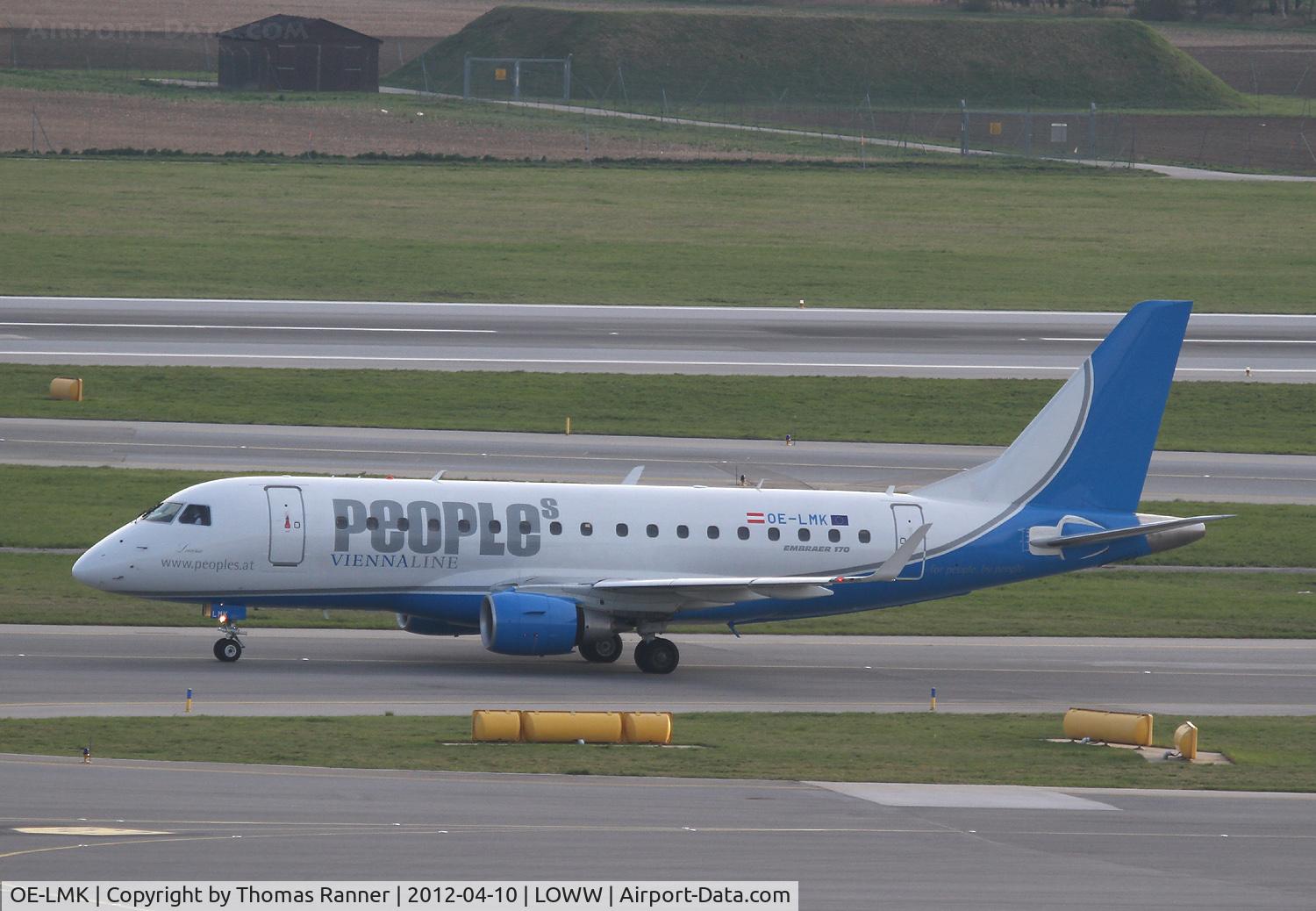 OE-LMK, 2006 Embraer 170LR (ERJ-170-100LR) C/N 17000150, Peoples Viennaline Embraer 170