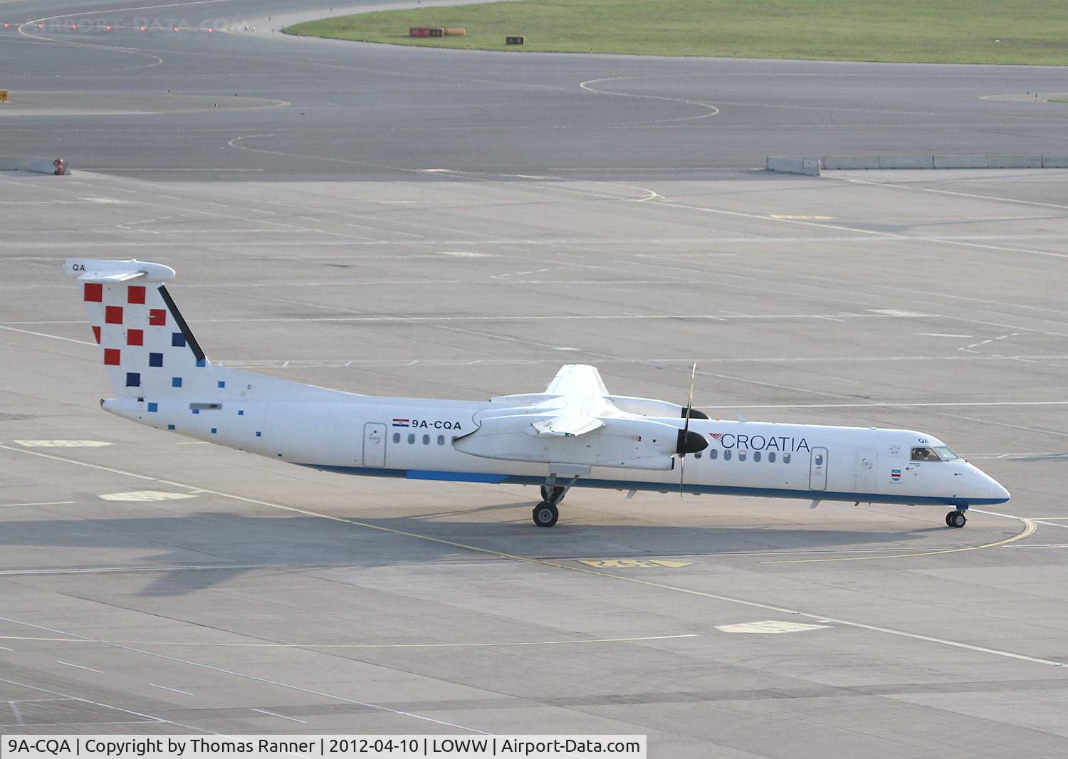 9A-CQA, 2008 De Havilland Canada DHC-8-402Q Dash 8 C/N 4205, Croatia Airlines DHC 8