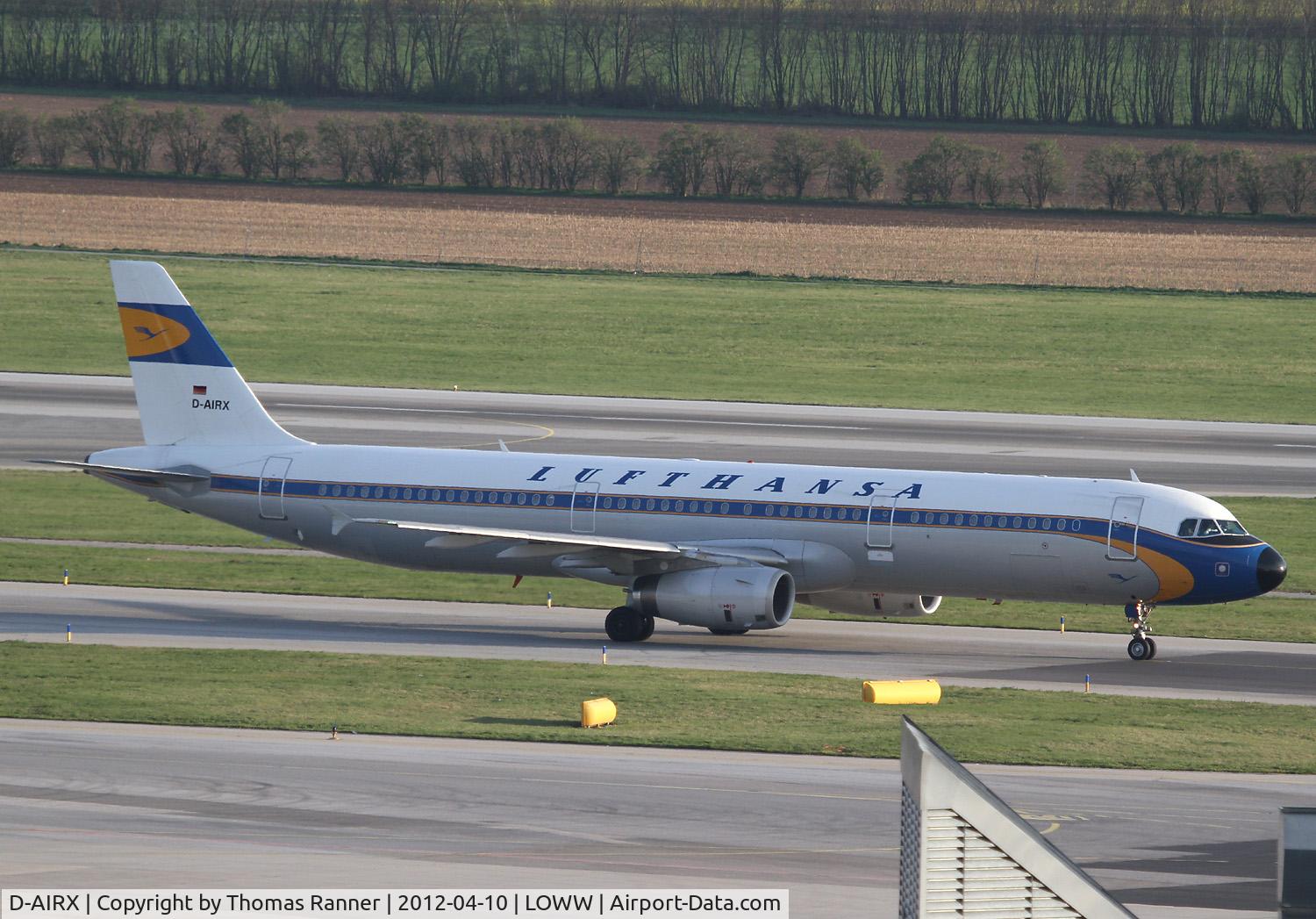 D-AIRX, 1998 Airbus A321-131 C/N 0887, Lufthansa Airbus A321