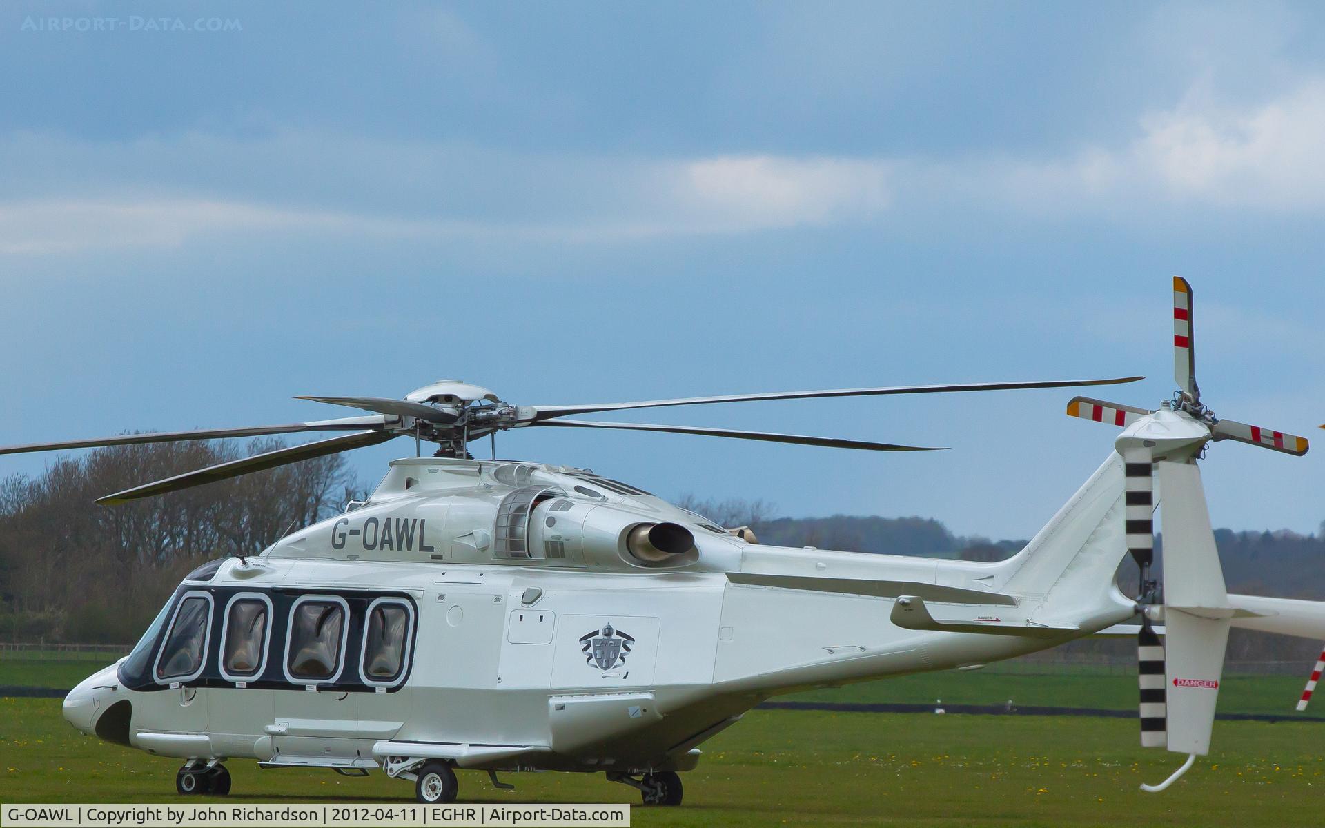 G-OAWL, 2011 AgustaWestland AW-139 C/N 31353, Parked at Goodwood