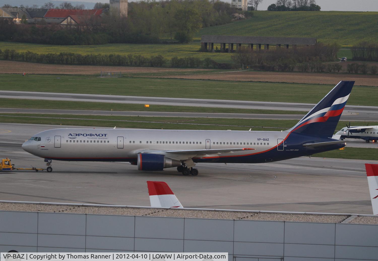 VP-BAZ, 1999 Boeing 767-36N/ER C/N 30111, Aeroflot Boeing 767