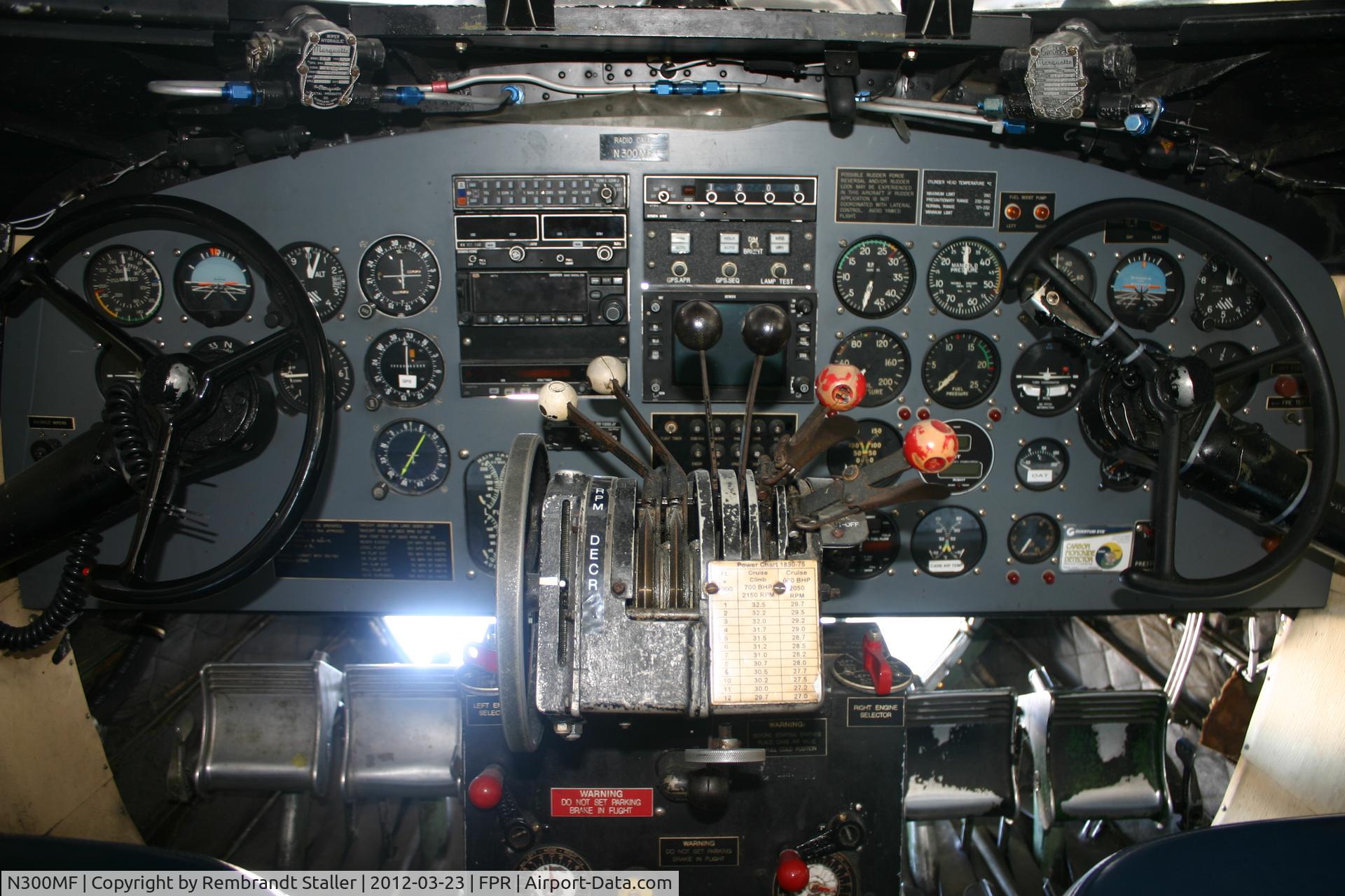 N300MF, 1944 Douglas DC3C-R-1830-90C C/N 15676/27121, Really nice to be inside this 1943 cockpit!