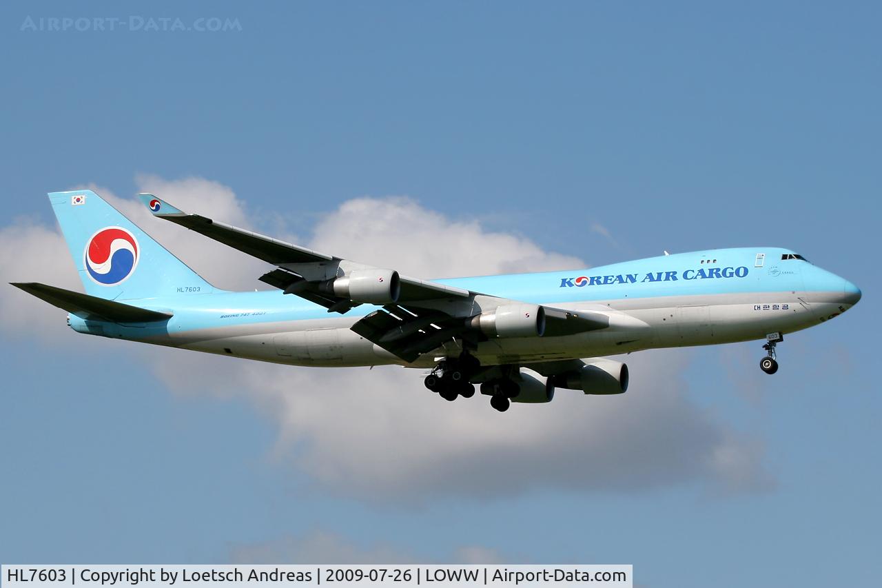 HL7603, 2005 Boeing 747-4B5F/ER/SCD C/N 34302, Korean Air Cargo