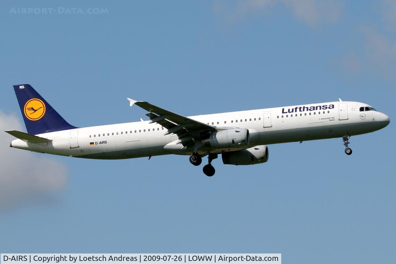 D-AIRS, 1996 Airbus A321-131 C/N 0595, named 