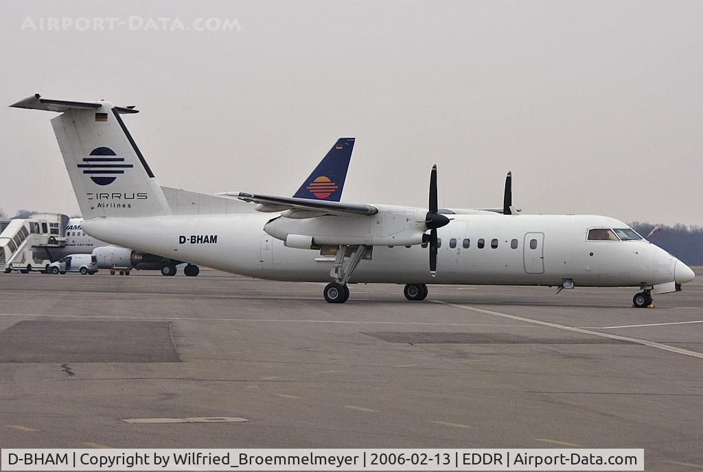 D-BHAM, 1992 De Havilland Canada DHC-8-311 Dash 8 C/N 313, Parked on Apron.
