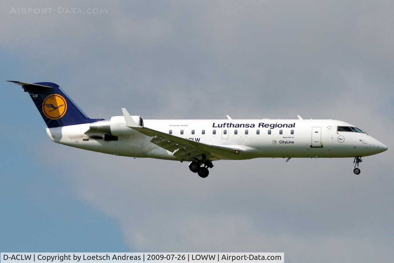 D-ACLW, 1996 Canadair CRJ-200LR (CL-600-2B19) C/N 7114, Lufthansa Cityline