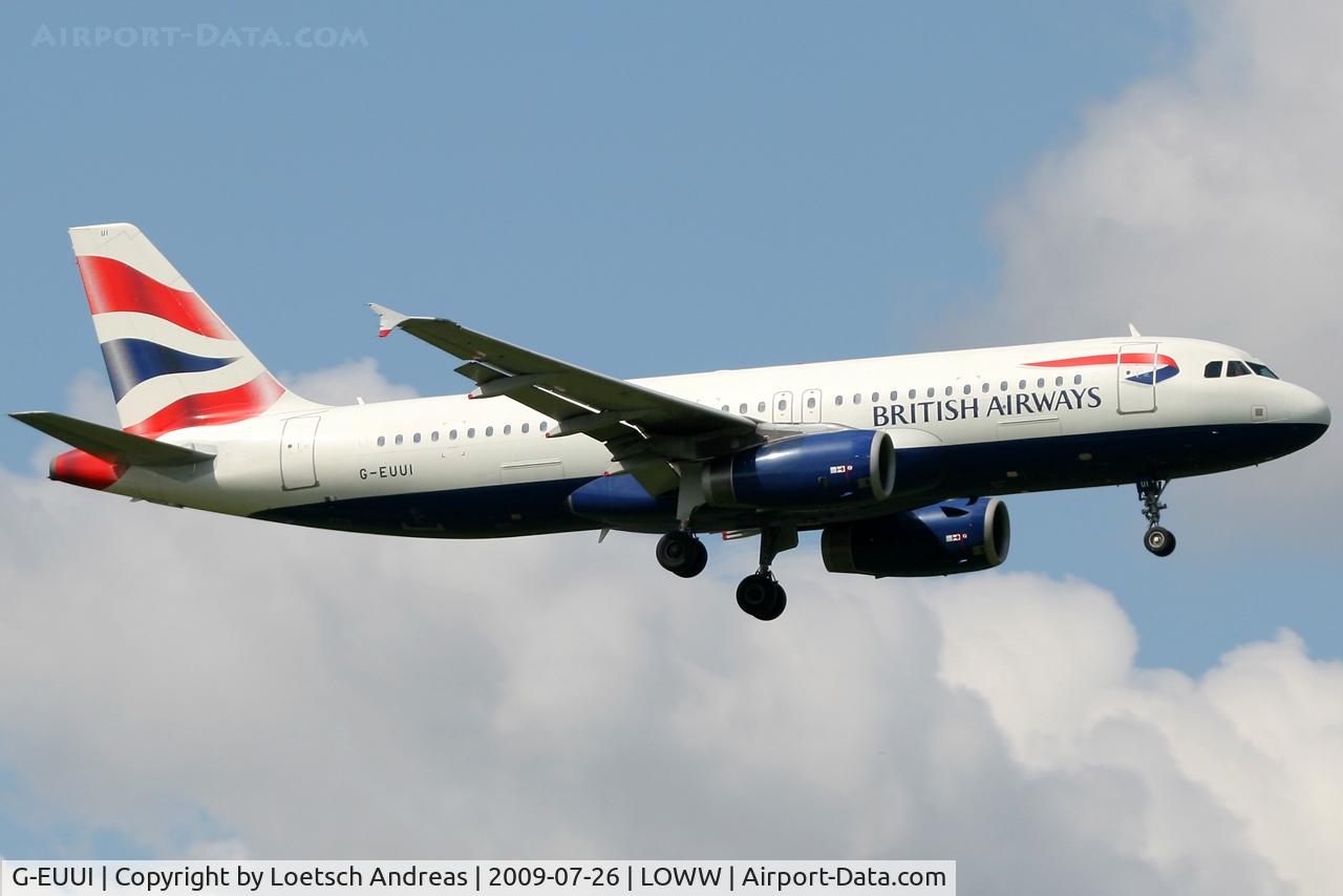 G-EUUI, 2002 Airbus A320-232 C/N 1871, Speedbird