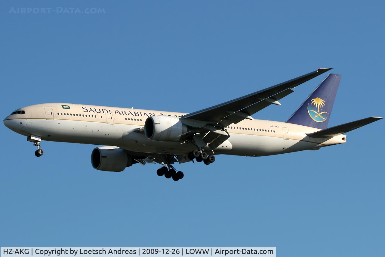 HZ-AKG, 1998 Boeing 777-268/ER C/N 28350, Saudi Arabian Airlines