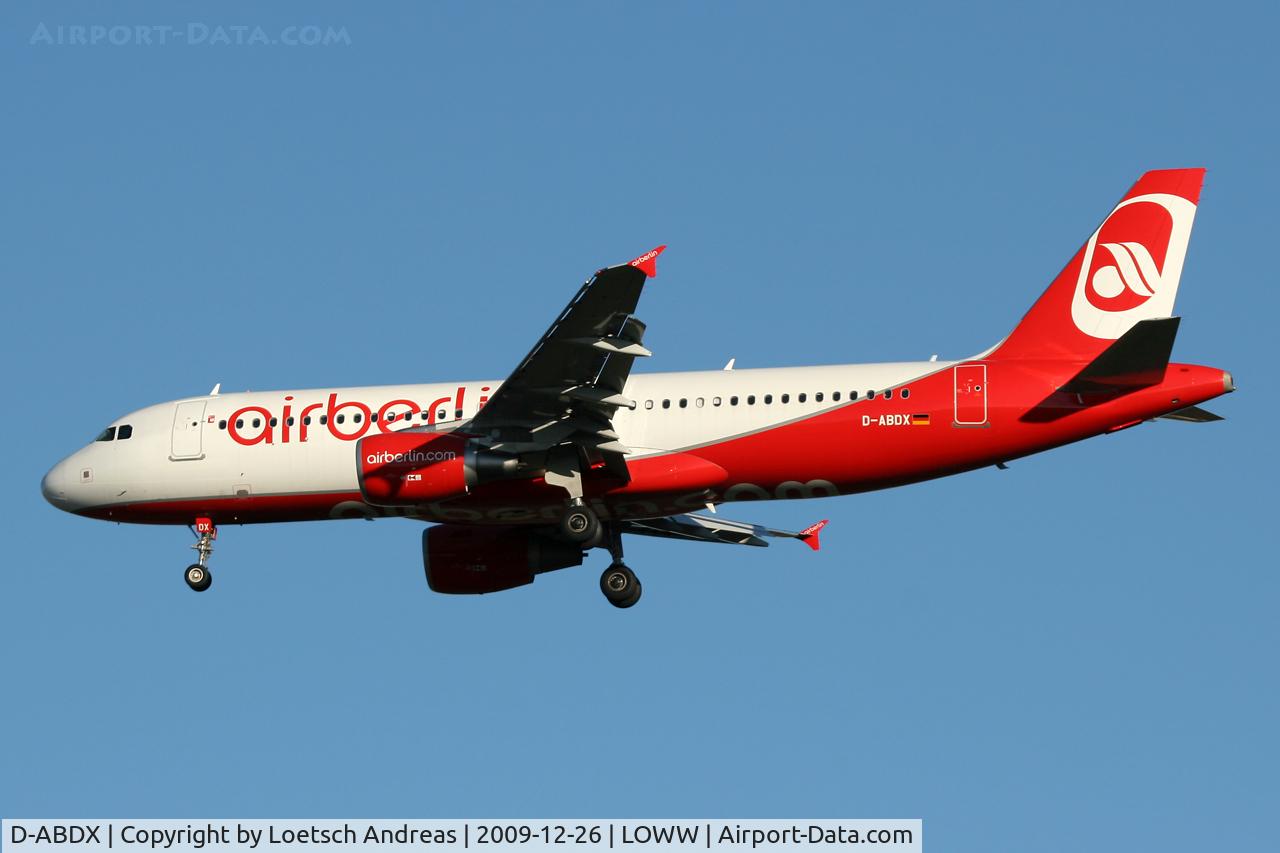 D-ABDX, 2009 Airbus A320-214 C/N 3995, Air Berlin