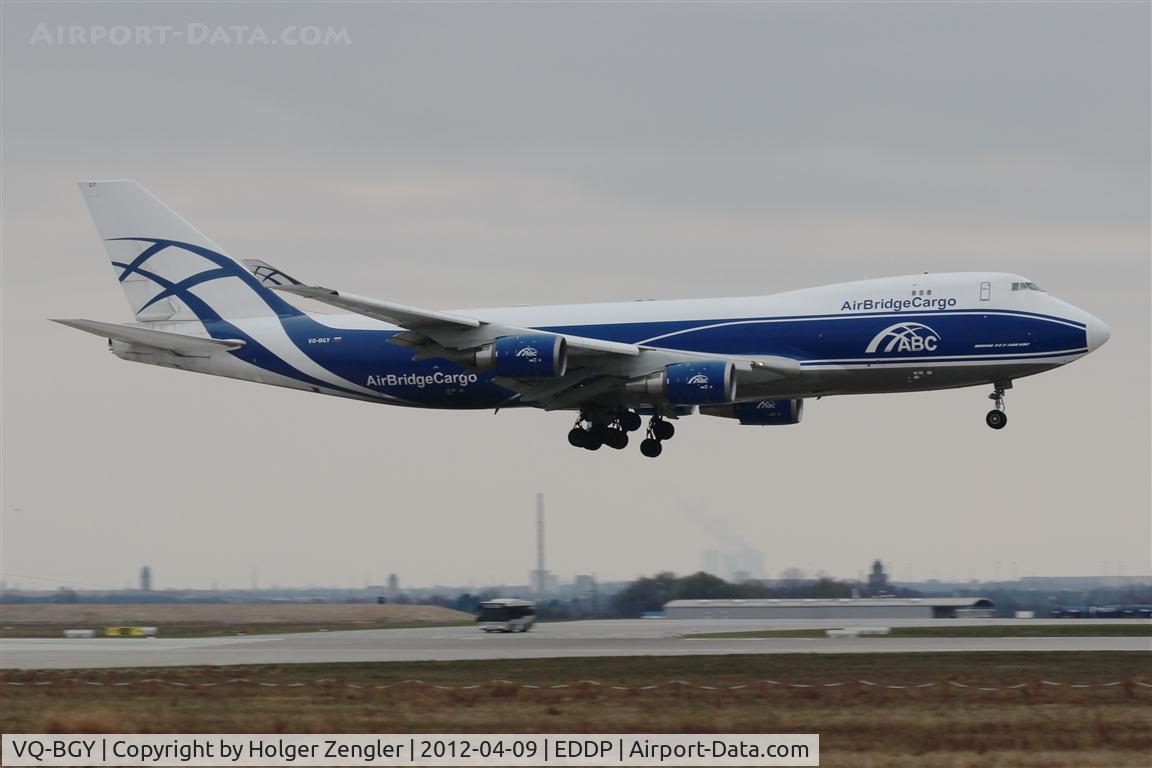 VQ-BGY, 2005 Boeing 747-428ERF C/N 33097, First final approach of an ABC jumbo since more than 4 years at LEJ...