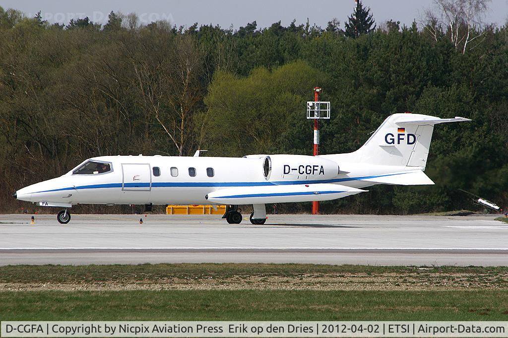 D-CGFA, 1978 Gates Learjet 35A C/N 35A-179, Learjet D-CGFA left for his homebase: Hohn AB.