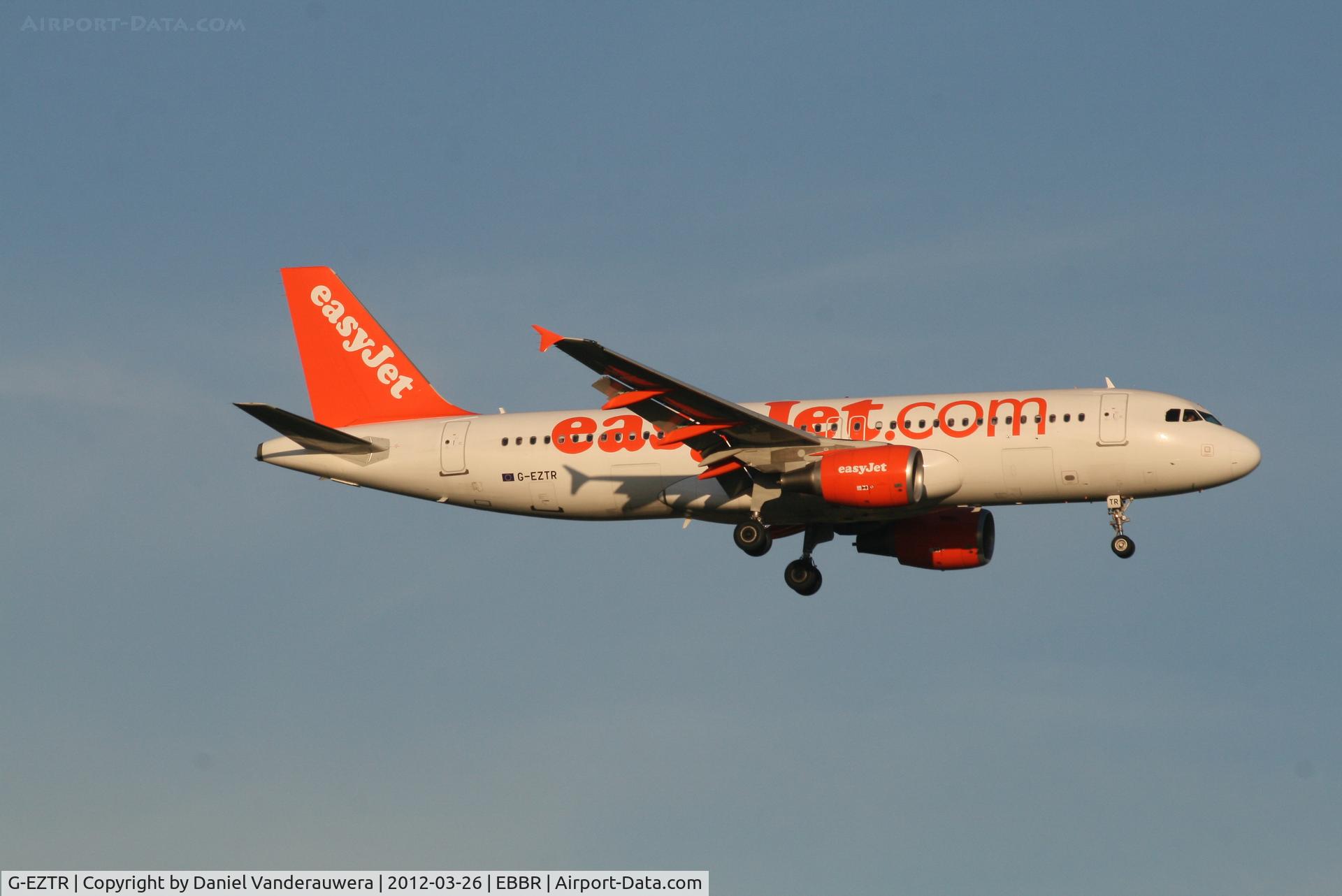 G-EZTR, 2010 Airbus A320-214 C/N 4179, Arrival of flight EZY4701 to RWY 02