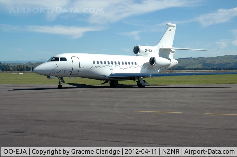 OO-EJA, 2011 Dassault Falcon 7X C/N 124, Taken at Napier Hawkes Bay NZ