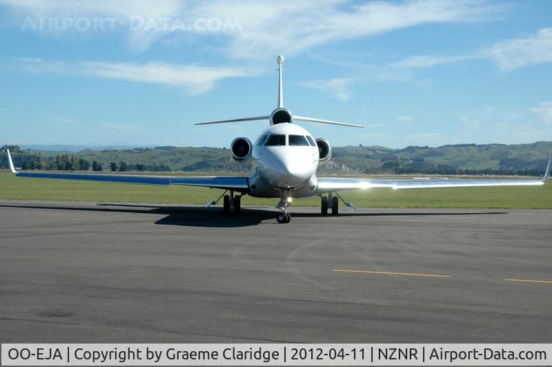 OO-EJA, 2011 Dassault Falcon 7X C/N 124, Taken at Napier Hawkes Bay NZ