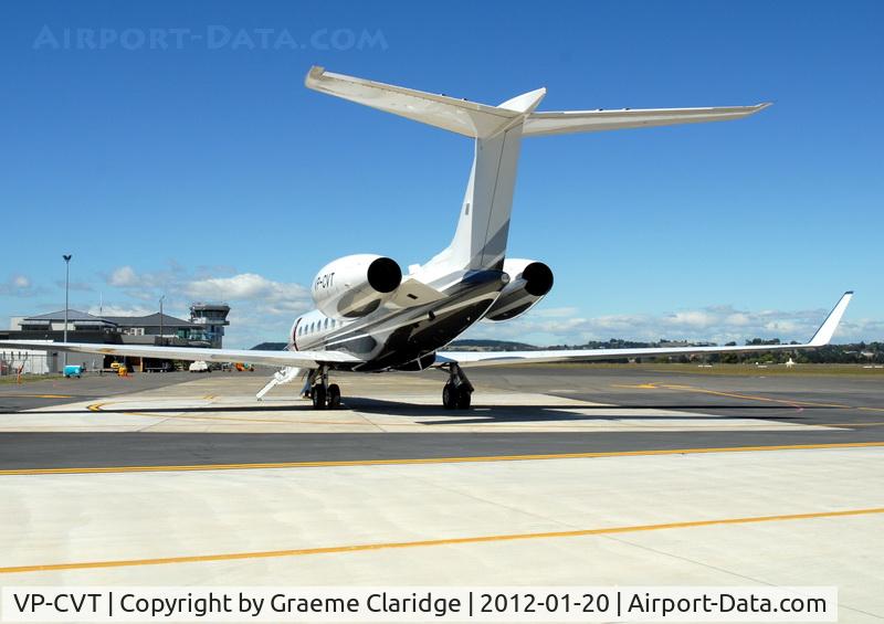 VP-CVT, 2006 Gulfstream Aerospace GV-SP (G550) C/N 5102, Taken at Napier Hawkes Bay NZ